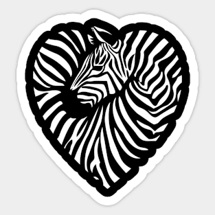 Zebra Theme Artwork Sticker